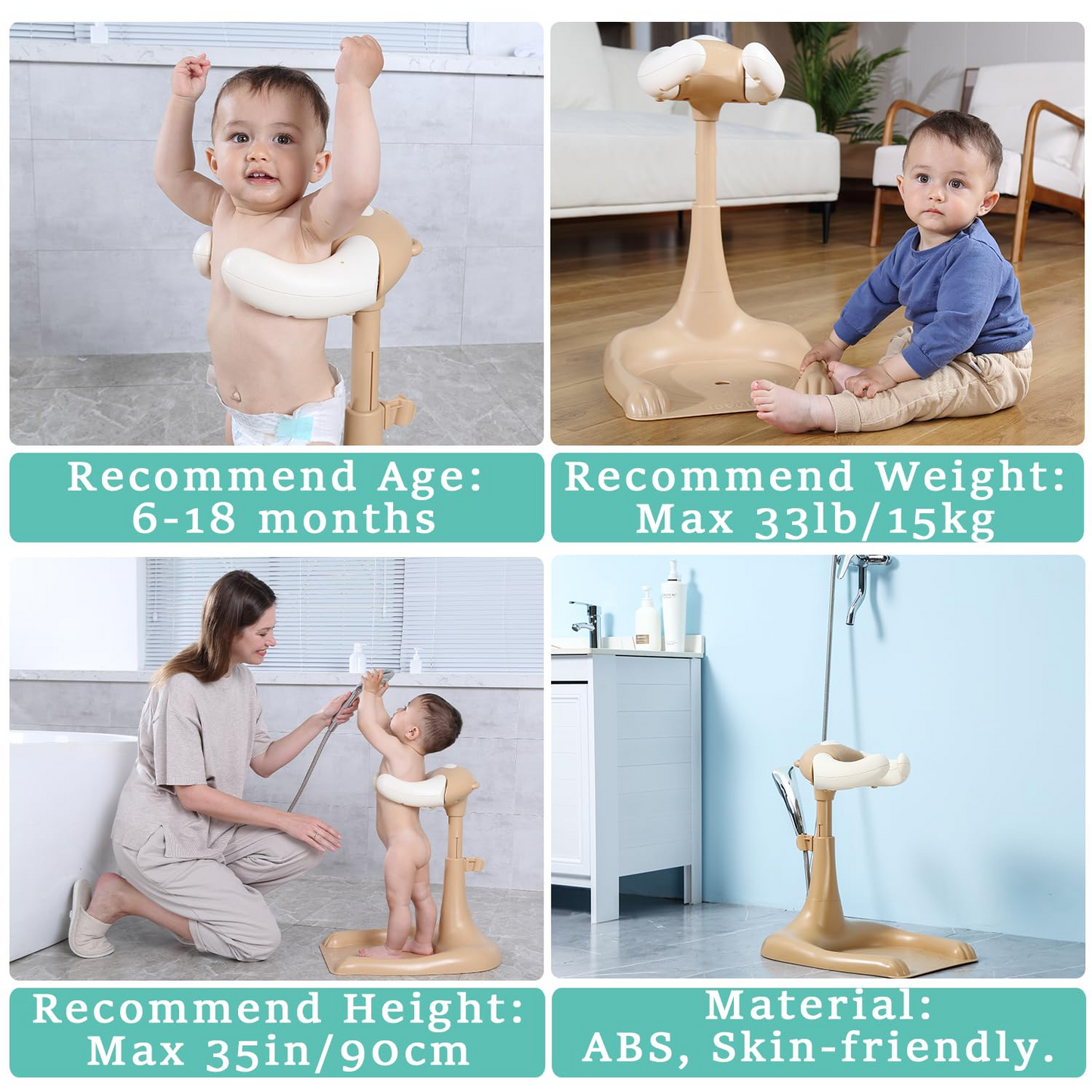 Baby Hug Bath Tower for Standing Up Themselves